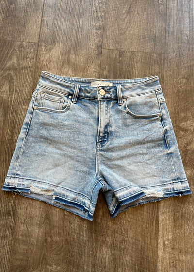 Favorite Option Denim Shorts- Light