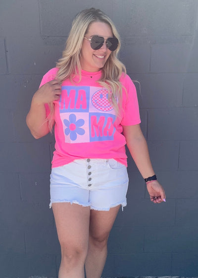 Neon Pink Mama Graphic