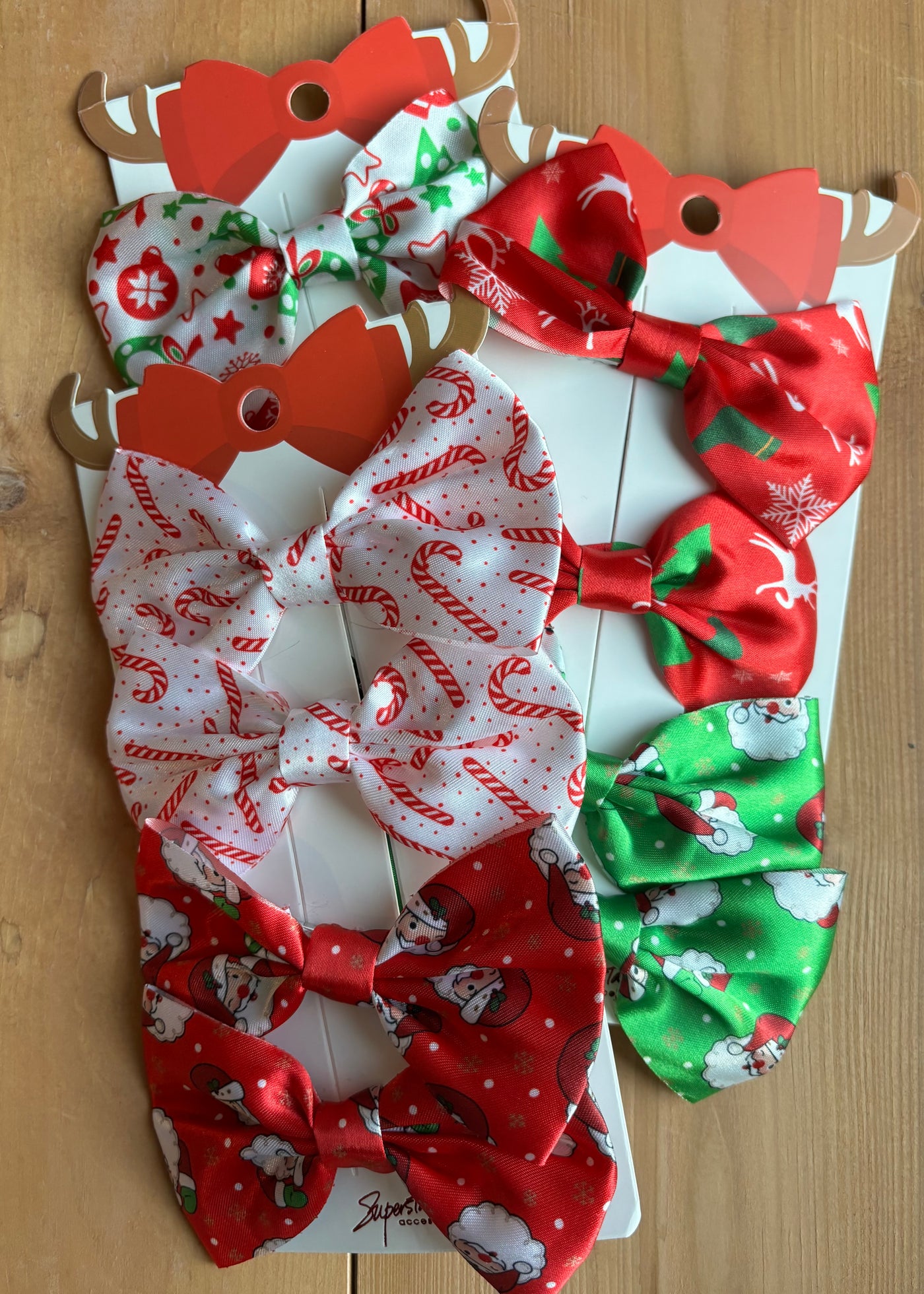 Small Satin Christmas Bows