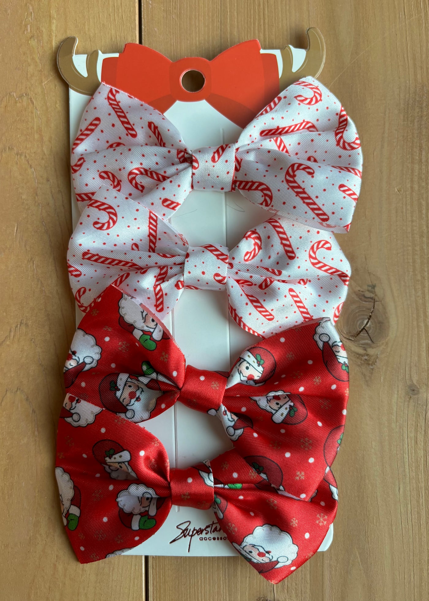 Small Satin Christmas Bows