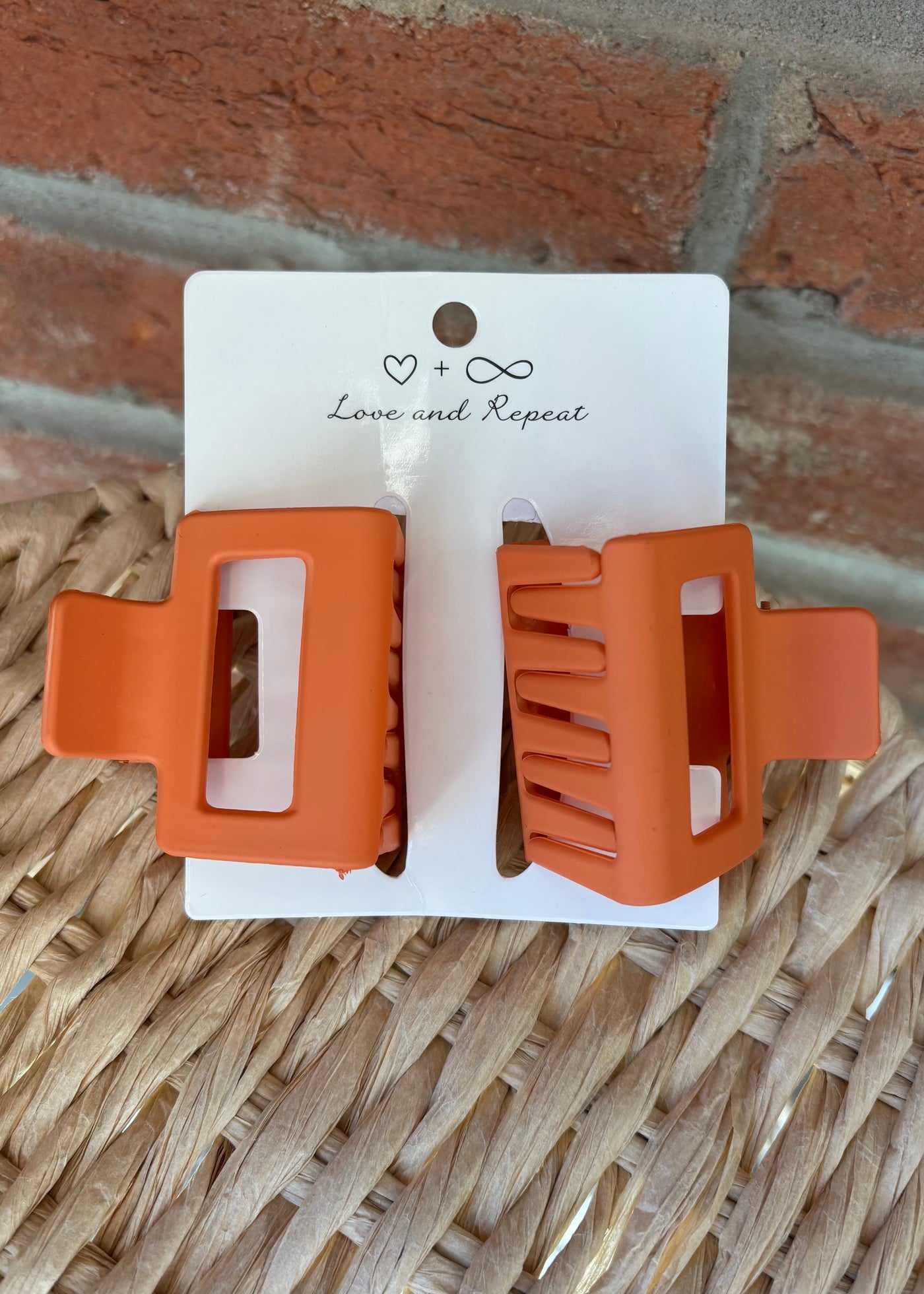 Matte Rectangle Clip Set