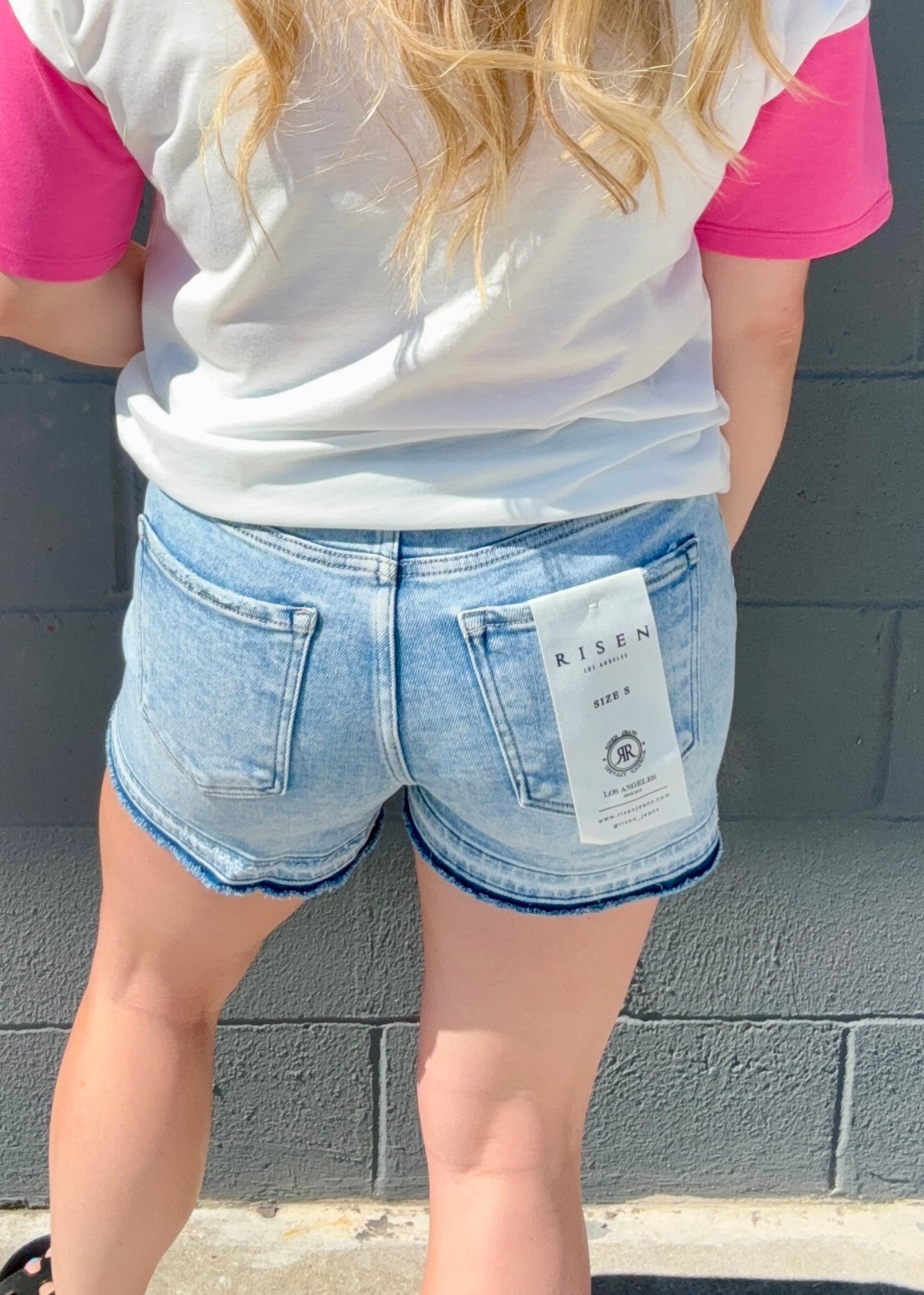 Favorite Option Denim Shorts- Light