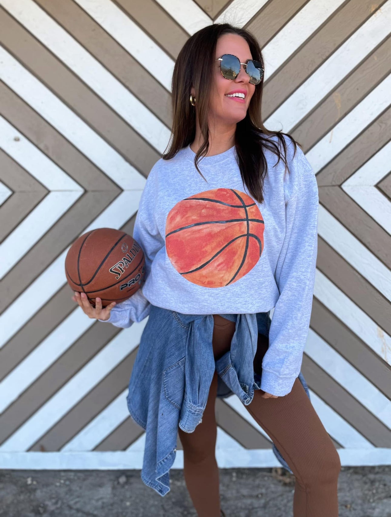 Basketball Graphic Crewneck